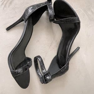 Never worn Black Sequin’s Forever 21 Heels